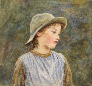 Studio di ritratto di Hetty da Helen Allingham