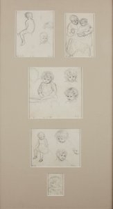 Schizzi di Henry Allingham, c.1884 da Helen Allingham