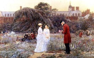 Il giardino degli anziani, Chelsea Hospital da Helen Allingham