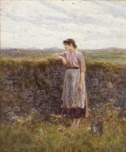 La giovane lattaia da Helen Allingham