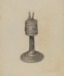 Lampada a camphene da Helen Hobart