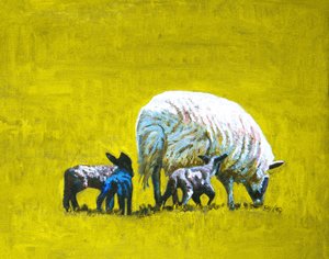 Following, 2009 (olio su tela)