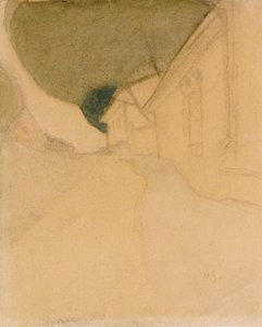 Vicolo del castello, Tammisaari da Helene Schjerfbeck