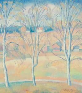 Paesaggio primaverile Halsingland da Helge Johansson