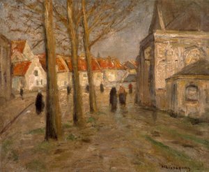 Piazza della chiesa a Mechelen da Helmuth Liesegang