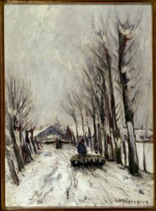 Gregge di pecore in inverno da Helmuth Liesegang