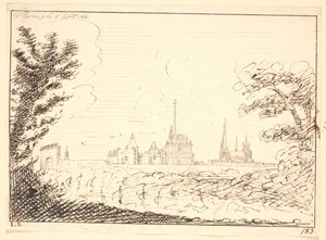 Prospetto di Notre-Dame-de-la-Miséricorde, Bordeaux da Hem