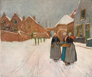 Nella neve, c1902