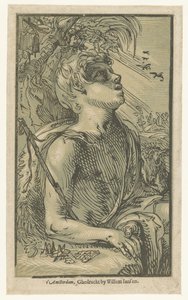 Giovanni Battista nel deserto da Hendrick Goltzius (attributed to)