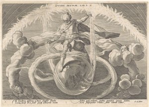 La creazione dei quattro elementi da Hendrick Goltzius (workshop of)