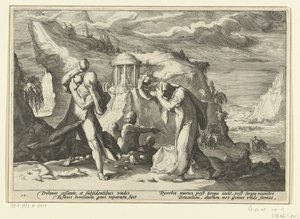 Deucalione e Pirra creano una nuova razza umana
