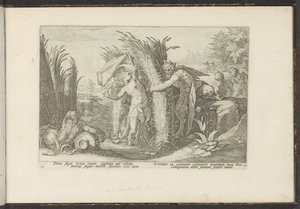 Pan e Siringa da Hendrick Goltzius (workshop of)