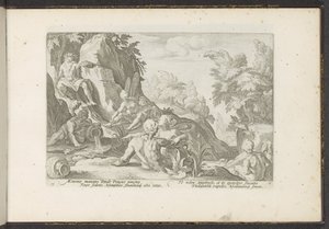 Peneo visitato da altri dei fluviali da Hendrick Goltzius (workshop of)
