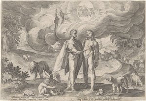 Prometeo crea il primo uomo