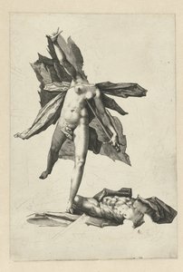 Piramus e Thisbe da Hendrick Goltzius (workshop of)