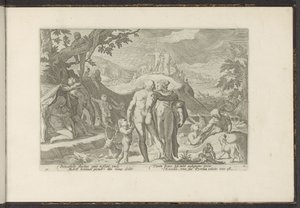 Diluvio di Deucalione da Hendrick Goltzius (workshop of)