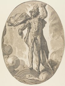 Etere, tavola sei da Demogorgon e le Divinità da Hendrick Goltzius