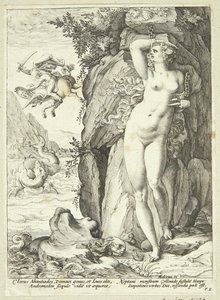 Andromeda liberata da Perseo da Hendrick Goltzius