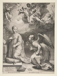 Annunciazione da Hendrick Goltzius