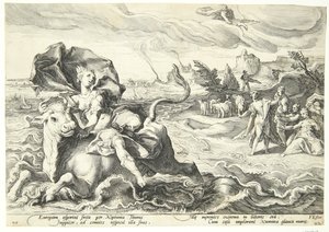 Il Rapimento di Europa da Hendrick Goltzius