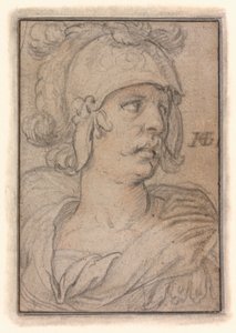 Busto di guerriero da Hendrick Goltzius