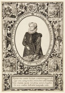 Carlotta di Borbone da Hendrick Goltzius