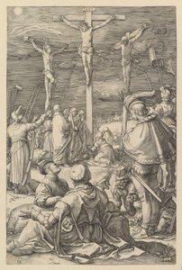 Cristo sulla croce, da «La Passione di Cristo» da Hendrick Goltzius