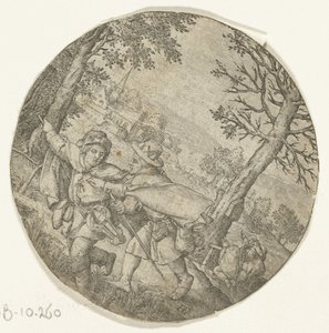 Il cieco guida il cieco da Hendrick Goltzius