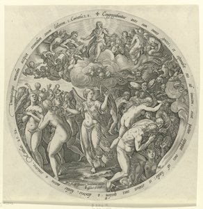 I benedetti separati dai maledetti (serie: Il Giudizio Universale) da Hendrick Goltzius
