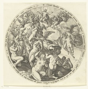 I beati accolti in cielo (Il Giudizio Universale)