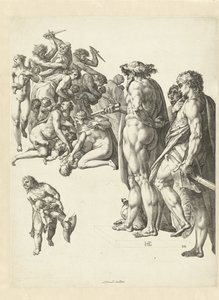 La strage degli innocenti a Betlemme da Hendrick Goltzius