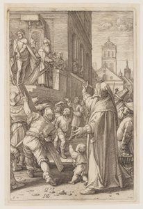 Ecce Homo, da La passione da Hendrick Goltzius