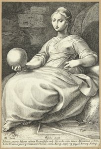 Erato da Hendrick Goltzius