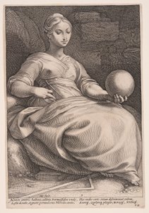 Erato, la musa della poesia lirica, da Le nove muse