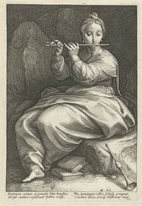 Euterpe da Hendrick Goltzius