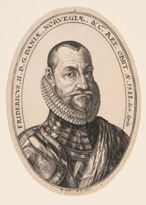 Federico II, re di Danimarca e Norvegia da Hendrick Goltzius