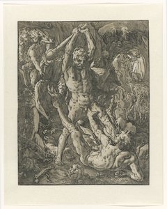 Ercole sconfigge Caco da Hendrick Goltzius