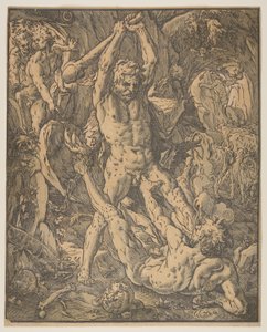 Ercole e Caco da Hendrick Goltzius