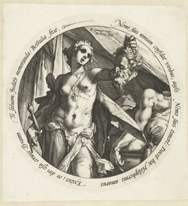Giuditta con la testa di Oloferne da Hendrick Goltzius