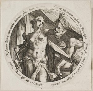 Giuditta con la testa di Oloferne da Hendrick Goltzius