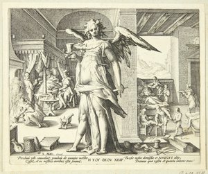 Il Medico come Angelo da Hendrick Goltzius
