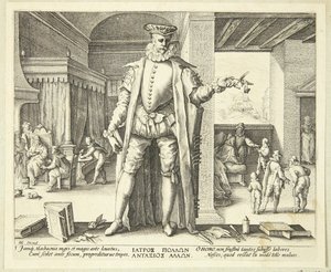 Il medico come uomo da Hendrick Goltzius