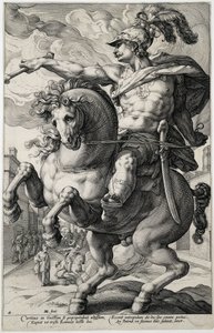 Marco Curzio da Hendrick Goltzius