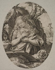 Maria Maddalena da Hendrick Goltzius