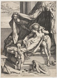 Marte e Venere da Hendrick Goltzius