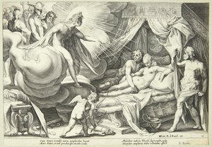 Marte e Venere sorpresi da Hendrick Goltzius