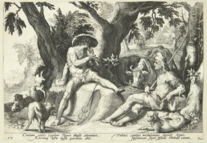 Mercurio Addormenta Argo da Hendrick Goltzius