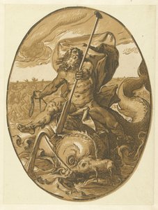 Oceano (Dei e dee) da Hendrick Goltzius