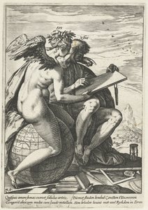 Esercizio e Arte (Ars / Usus) da Hendrick Goltzius