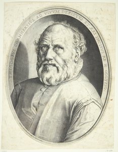Ritratto di Dirck Volkertsz Coornhert da Hendrick Goltzius